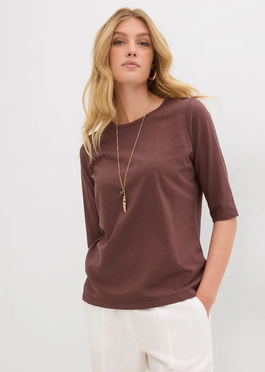 T-Shirt aus reiner Bio-Baumwolle, (2er Pack)