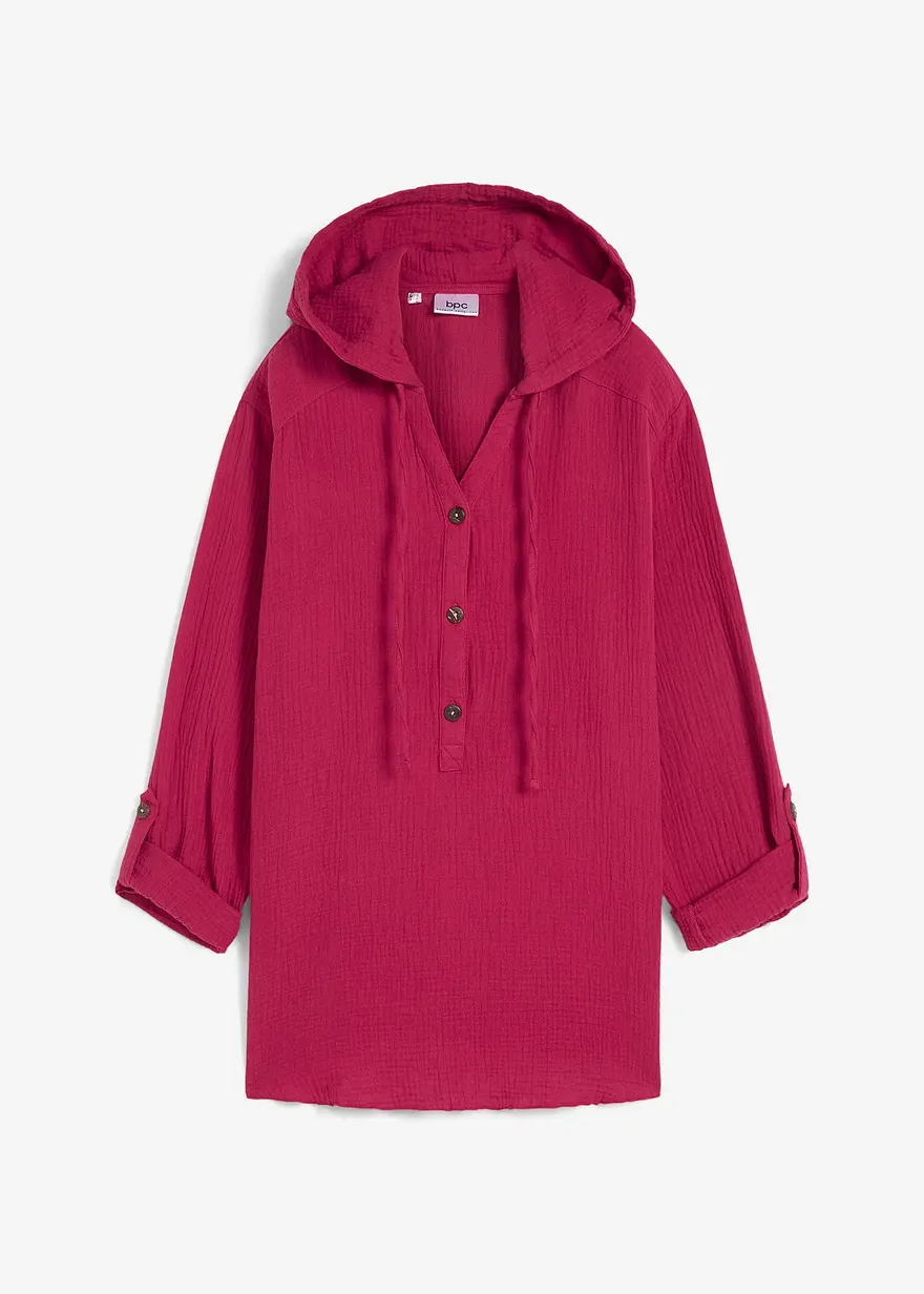 Musselin-Bluse aus reiner Baumwolle