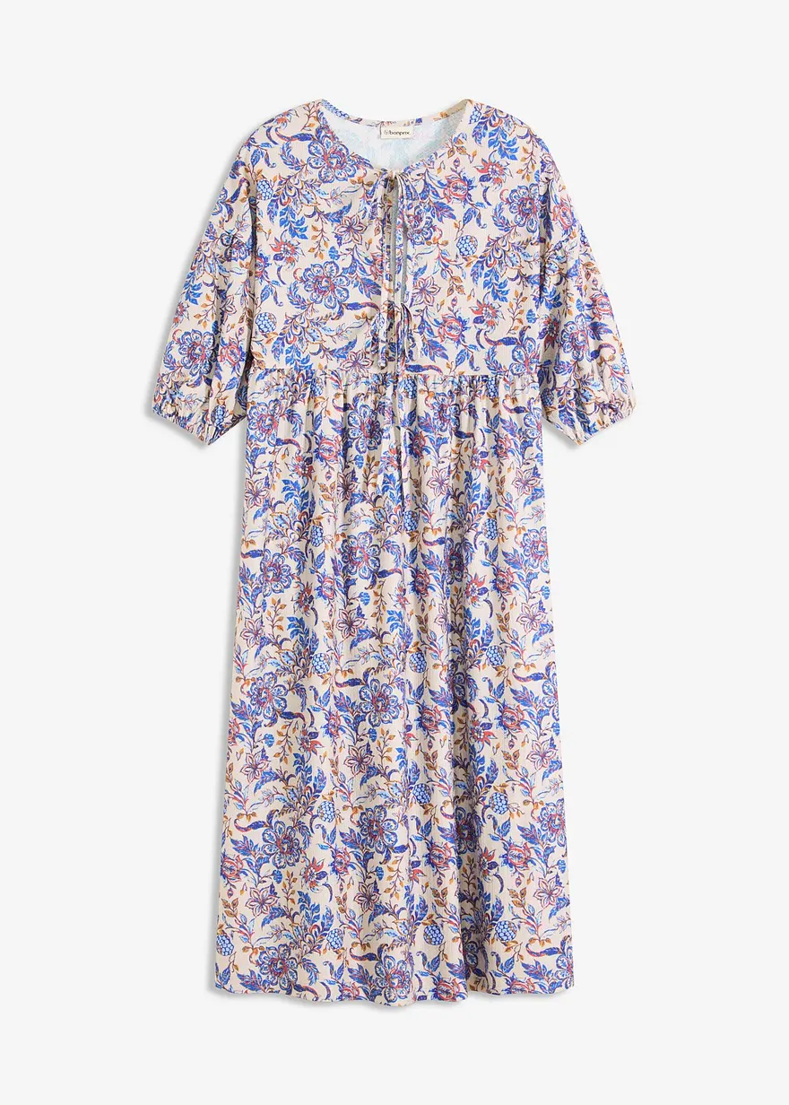 Jerseykleid mit Schnürung