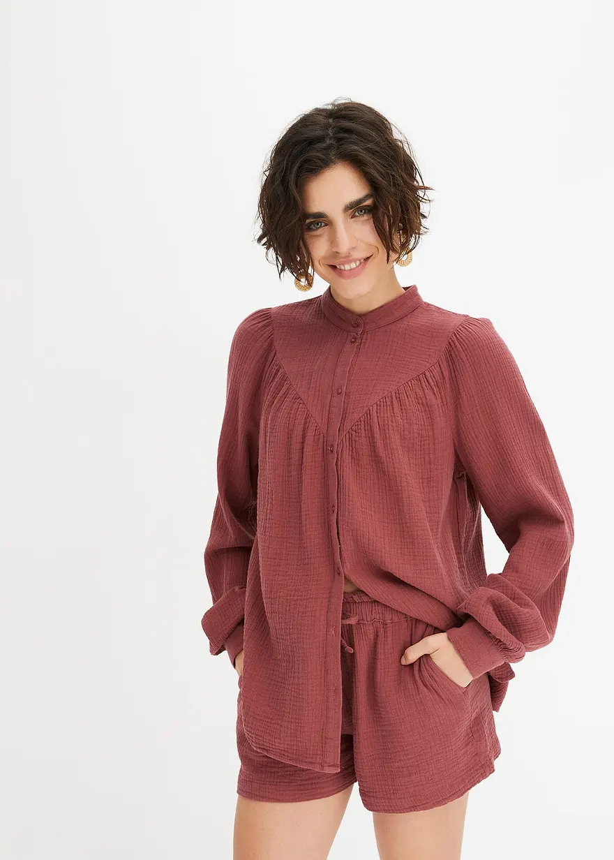 Musselin-Bluse