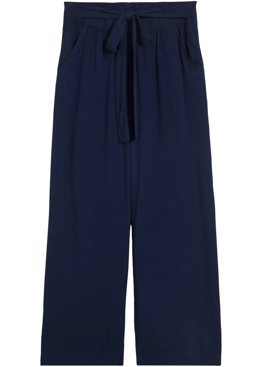 Palazzo-Hose aus softer Viskose