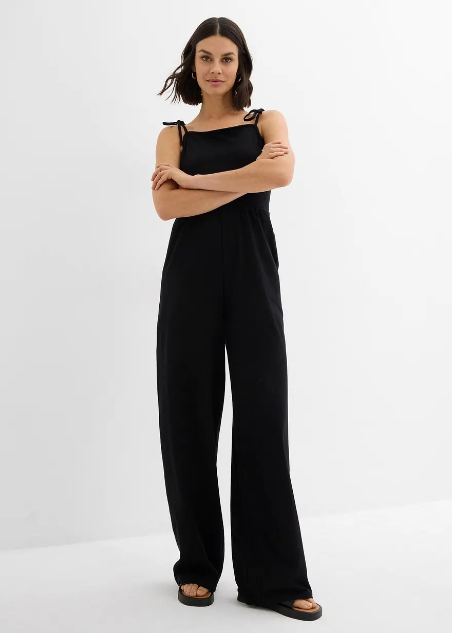 Trägerjumpsuit aus Jersey