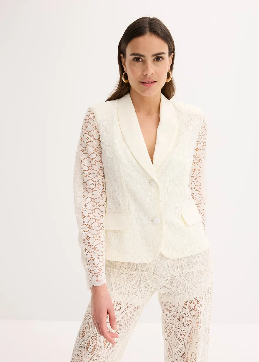Blazer aus Spitze