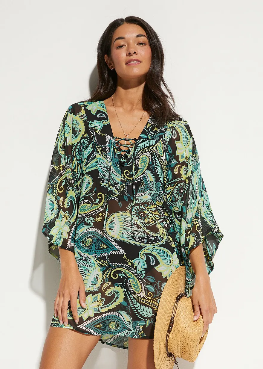 Strandtunika aus leichtem Chiffon