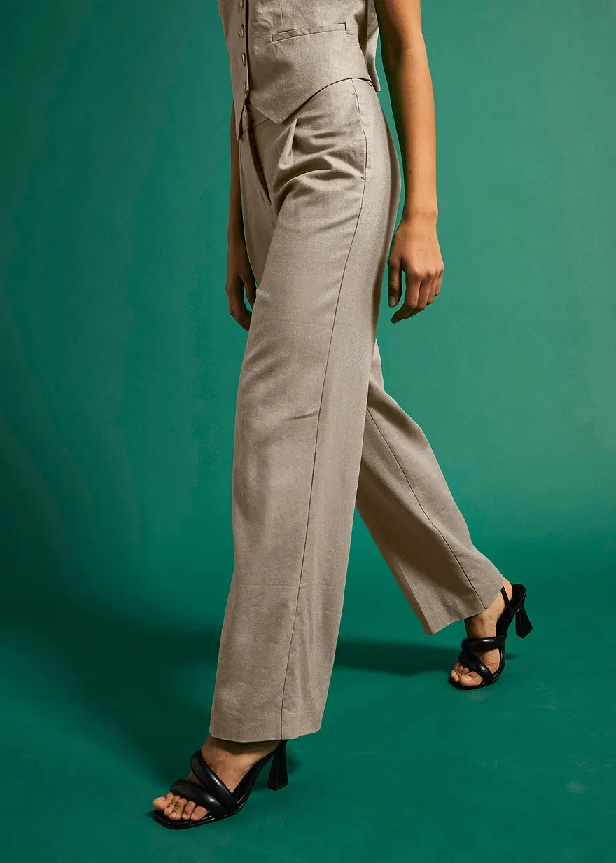 Bundfaltenhose