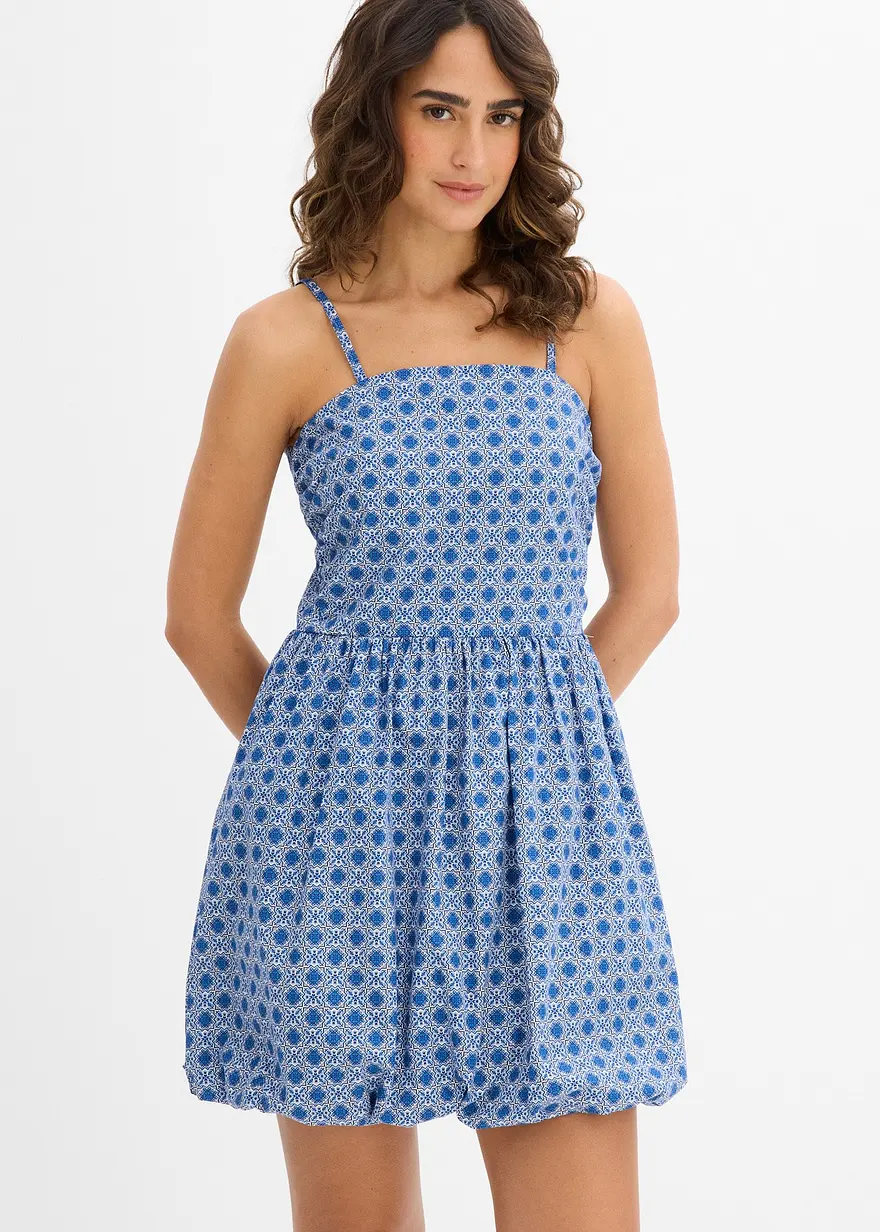 Bandeau-Kleid aus reiner Baumwolle