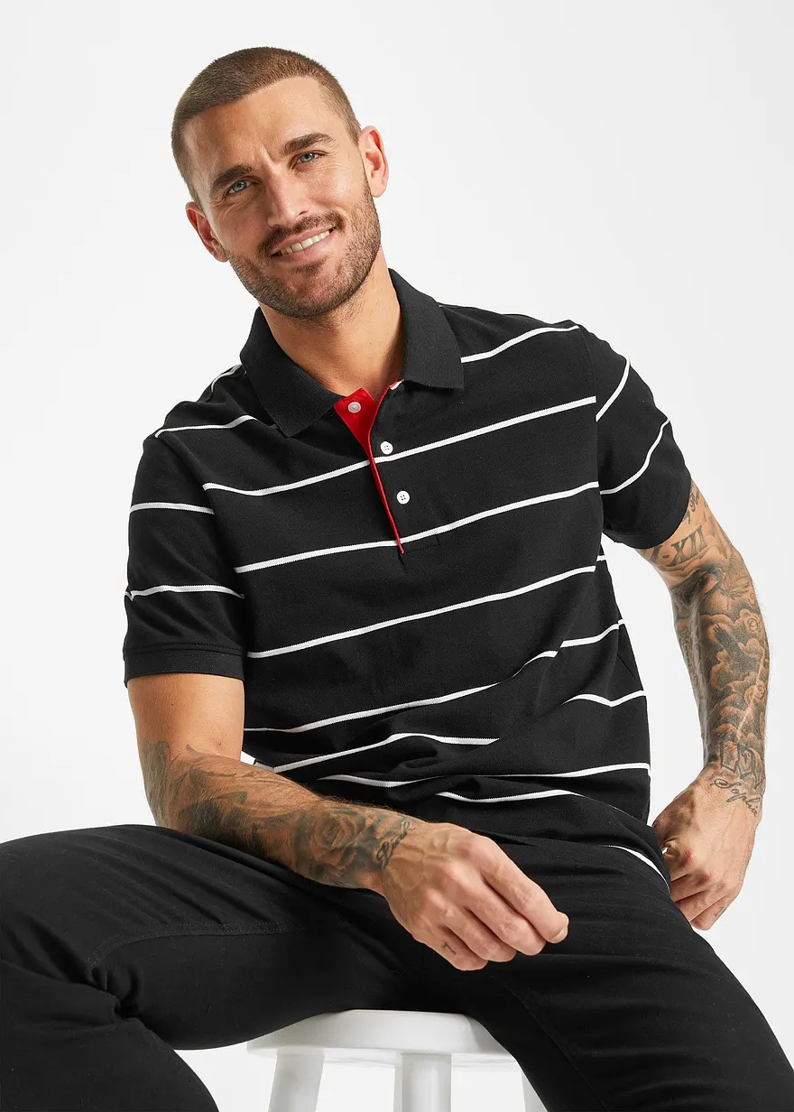 Piqué-Poloshirt (2er Pack) aus reiner Baumwolle