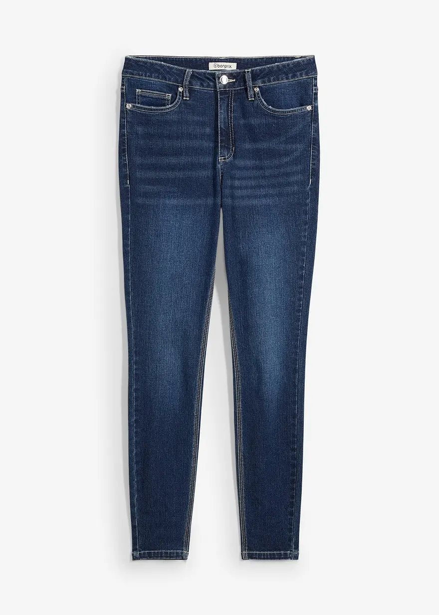 Skinny Jeans Mid Waist, cropped