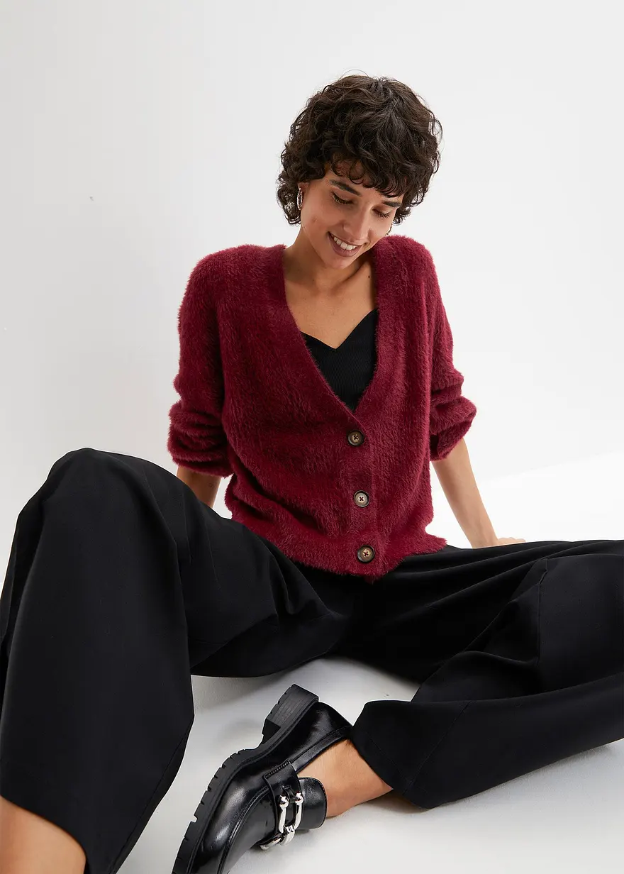 Strickjacke mit Viskose