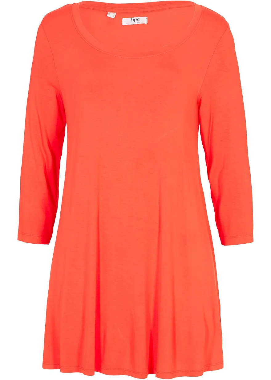 Viskose-Stretch- Shirt mit 3/4 Arm