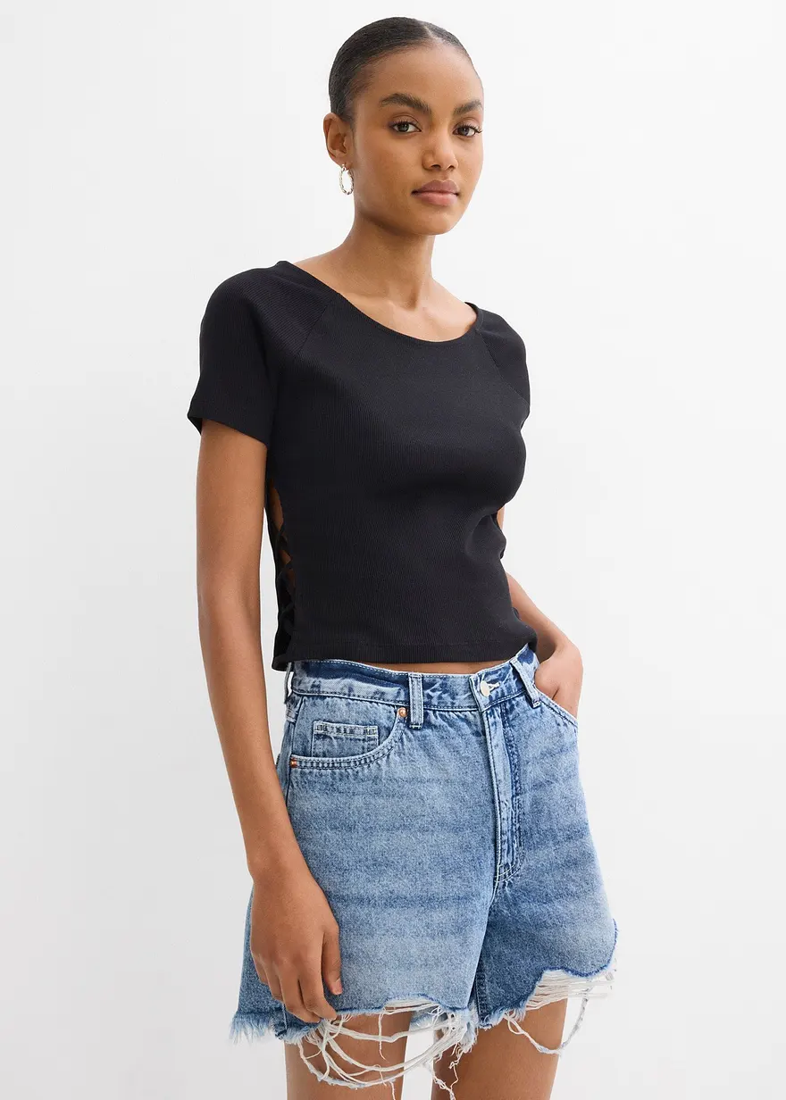 Figurbetontes T-Shirt aus reiner Bio-Baumwolle
