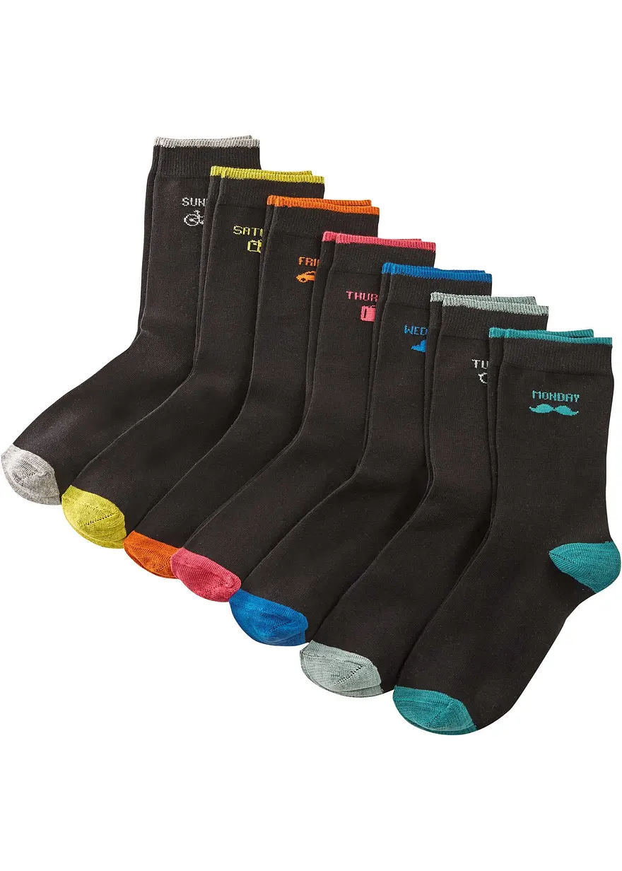 Socken Wochentage mit Bio-Baumwolle (7er Pack)