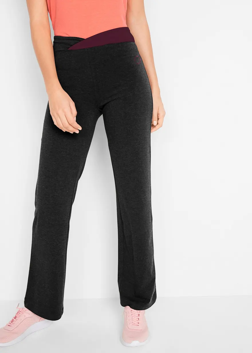 Baumwoll-Sporthose, Bootcut (2er Pack)