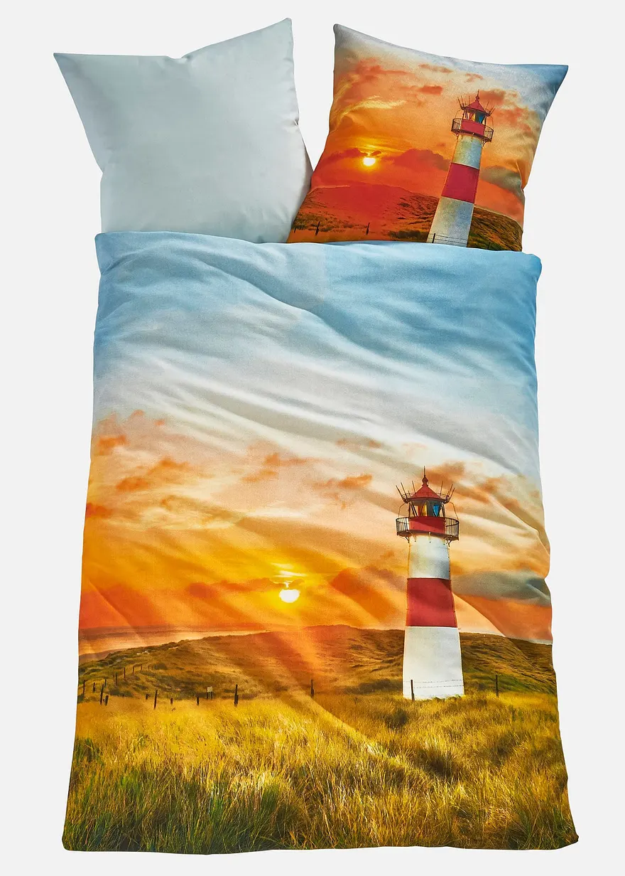 Wendebettwäsche mit maritimen Design
