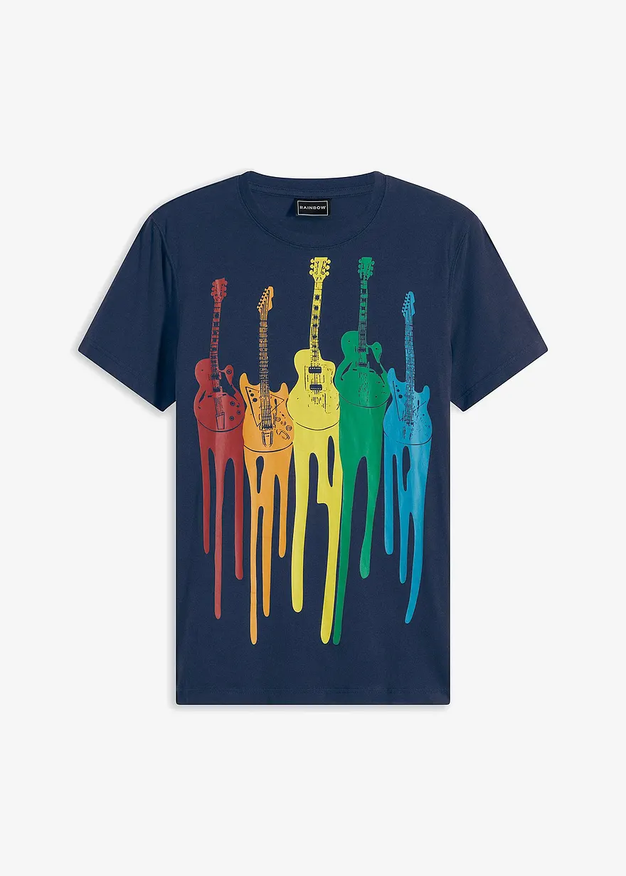 T-Shirt aus reiner Baumwolle, Slim Fit