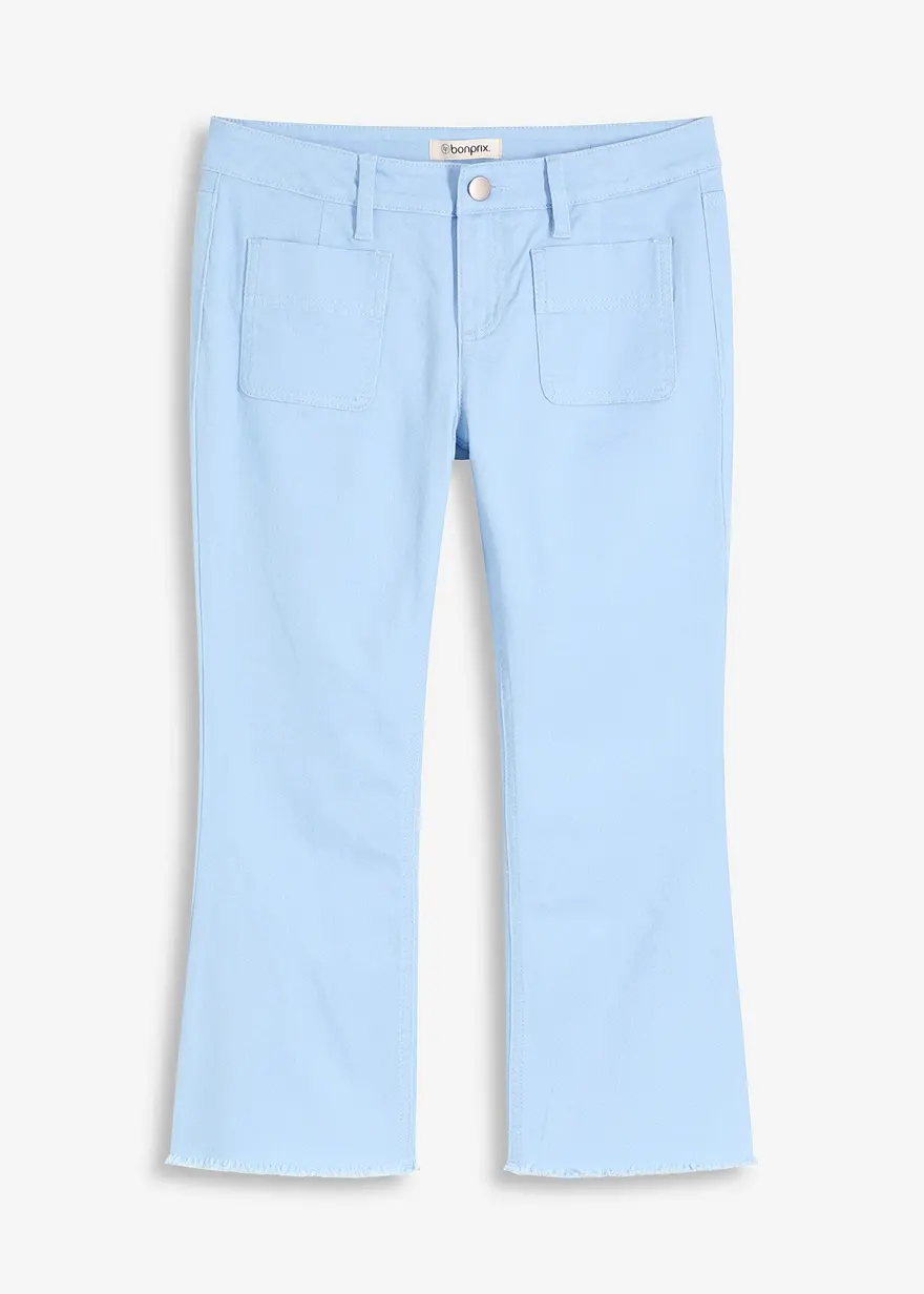 Capri-Hose aus Baumwolle mit Stretch