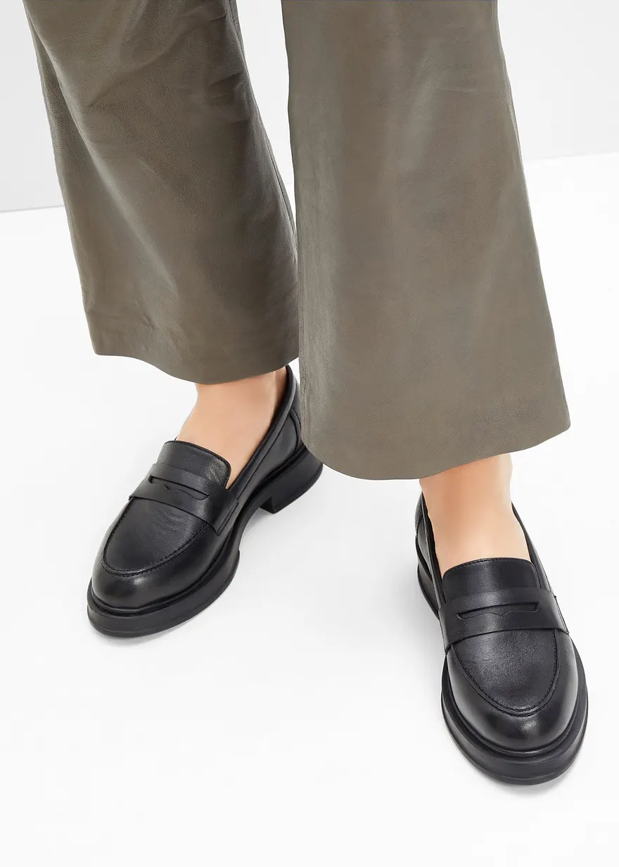Loafer aus Leder