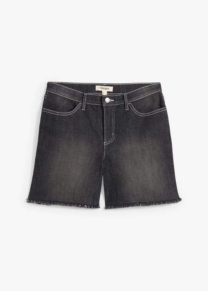 Jeansshorts, Mid Waist, Stretch