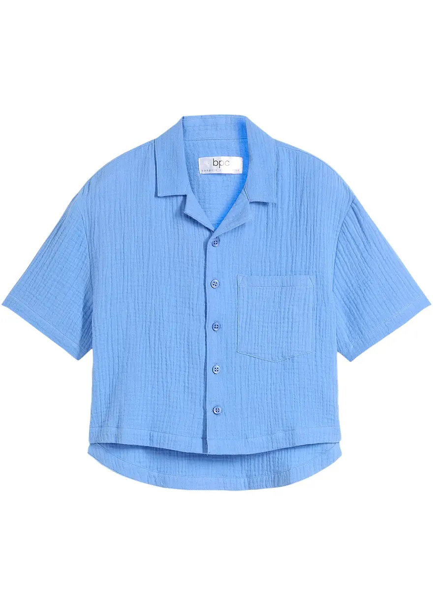Mädchen Musselin-Bluse aus Baumwolle