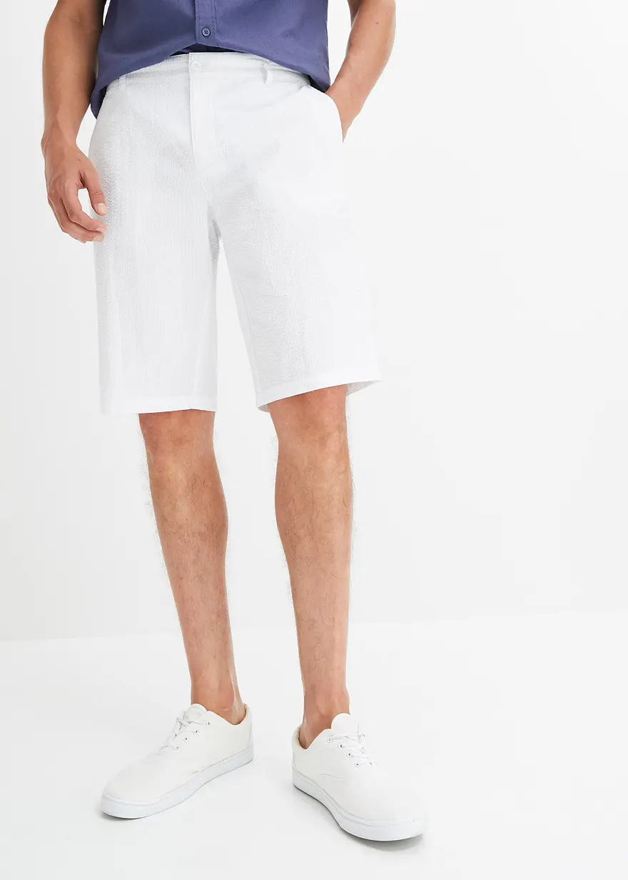 Seersucker - Chino-Bermuda