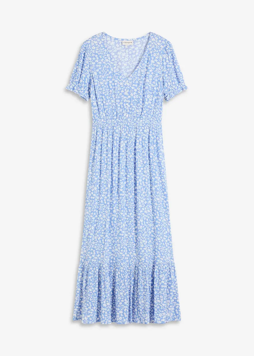 bedrucktes Maxikleid