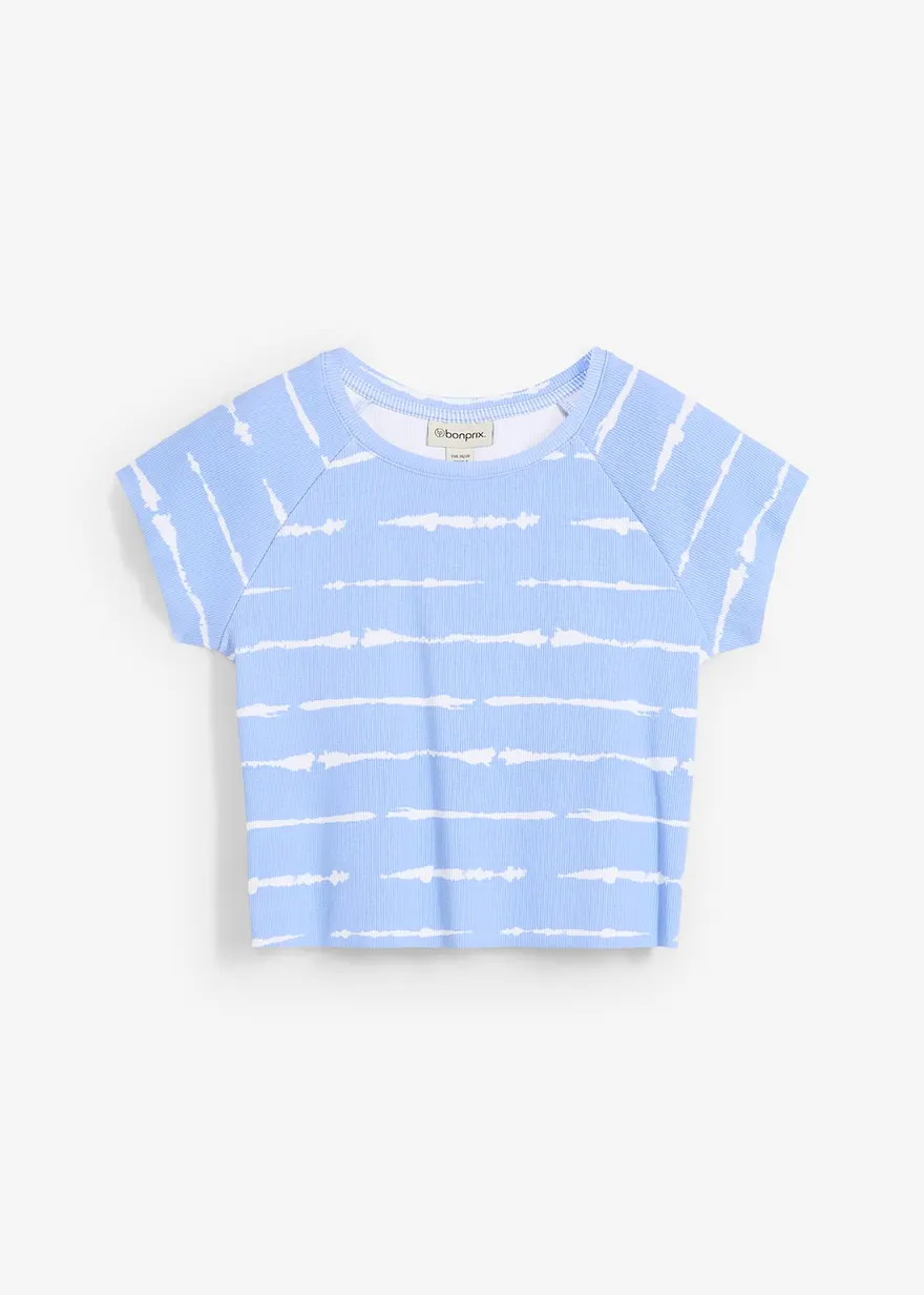 Kurzes Rippshirt