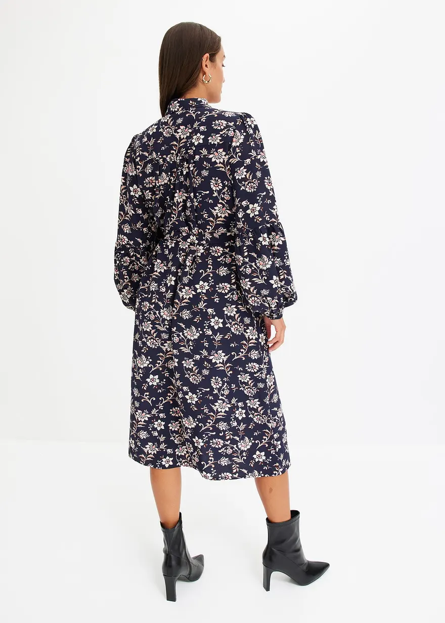 bedrucktes Midikleid
