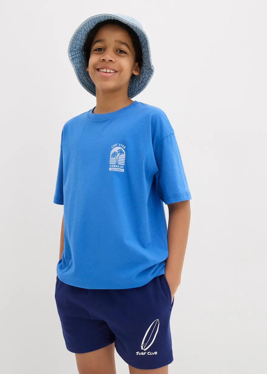 T-Shirt mit Rückenprint aus Bio Baumwolle