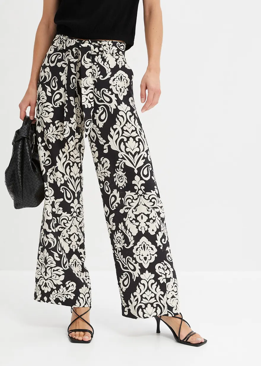 Palazzo-Hose mit Bequembund