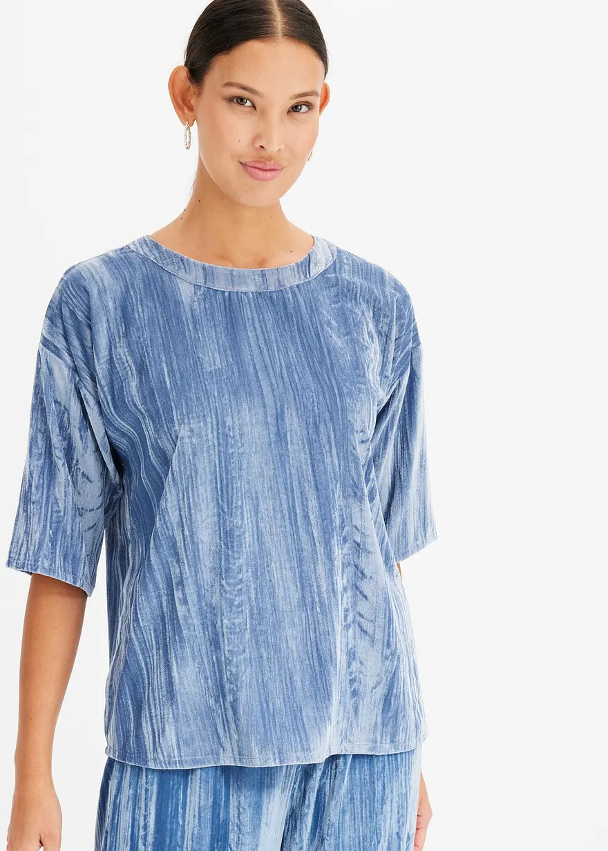 Lässiges Shirt aus Samt
