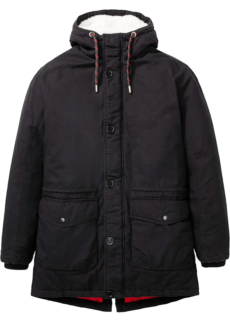 Winter-Parka mit Teddyfutter