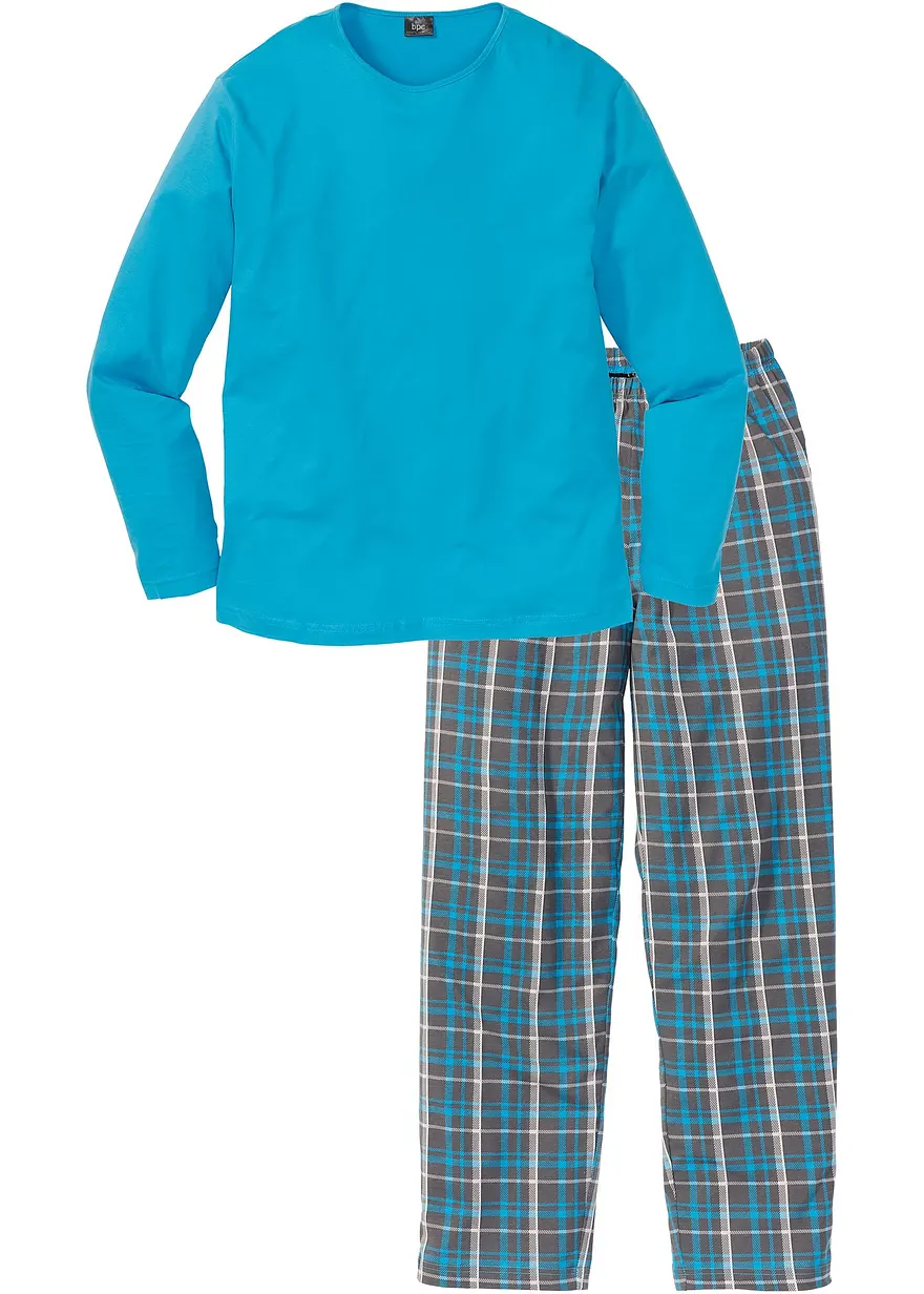 Pyjama aus reiner Baumwolle und mit langen Ärmeln