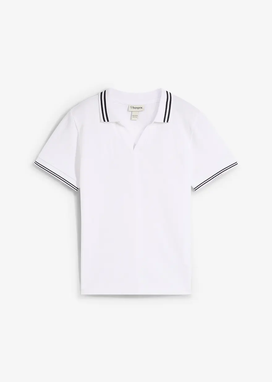Pique-Poloshirt aus Bio Baumwolle