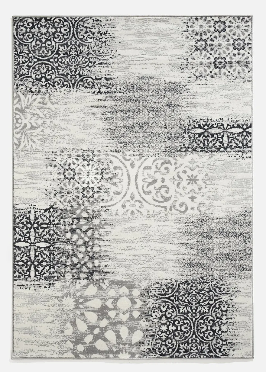 Teppich mit Patchworkmusterung