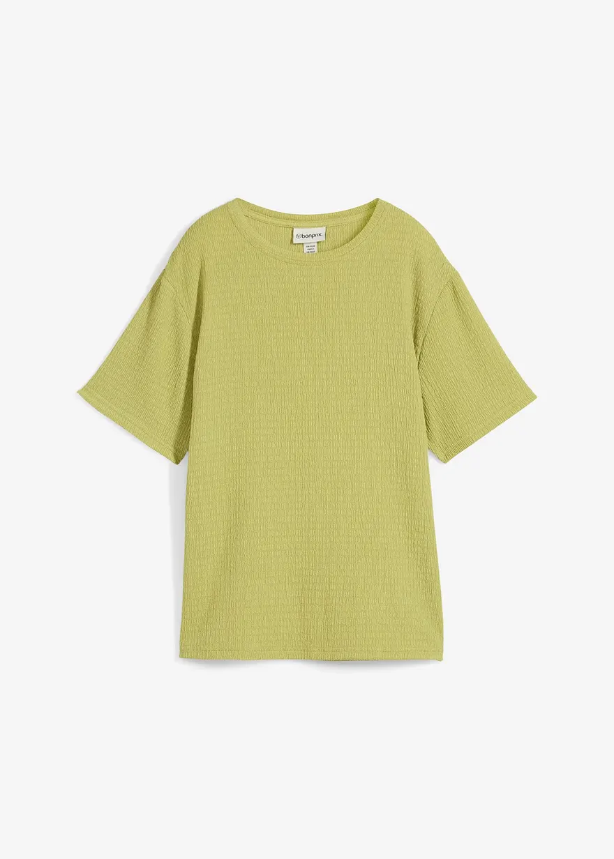 Shirt aus Borkencrepe