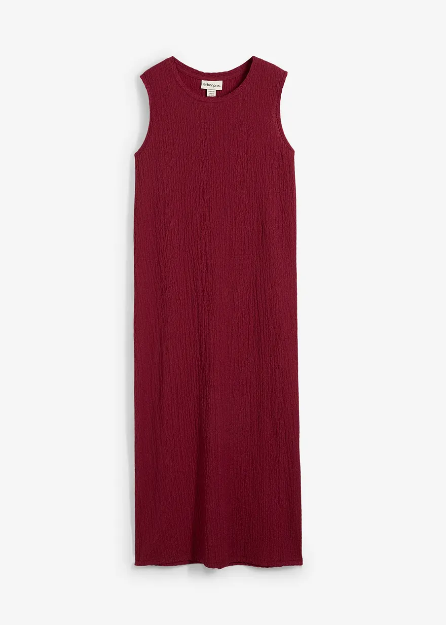 Jerseykleid aus Borkencrepe