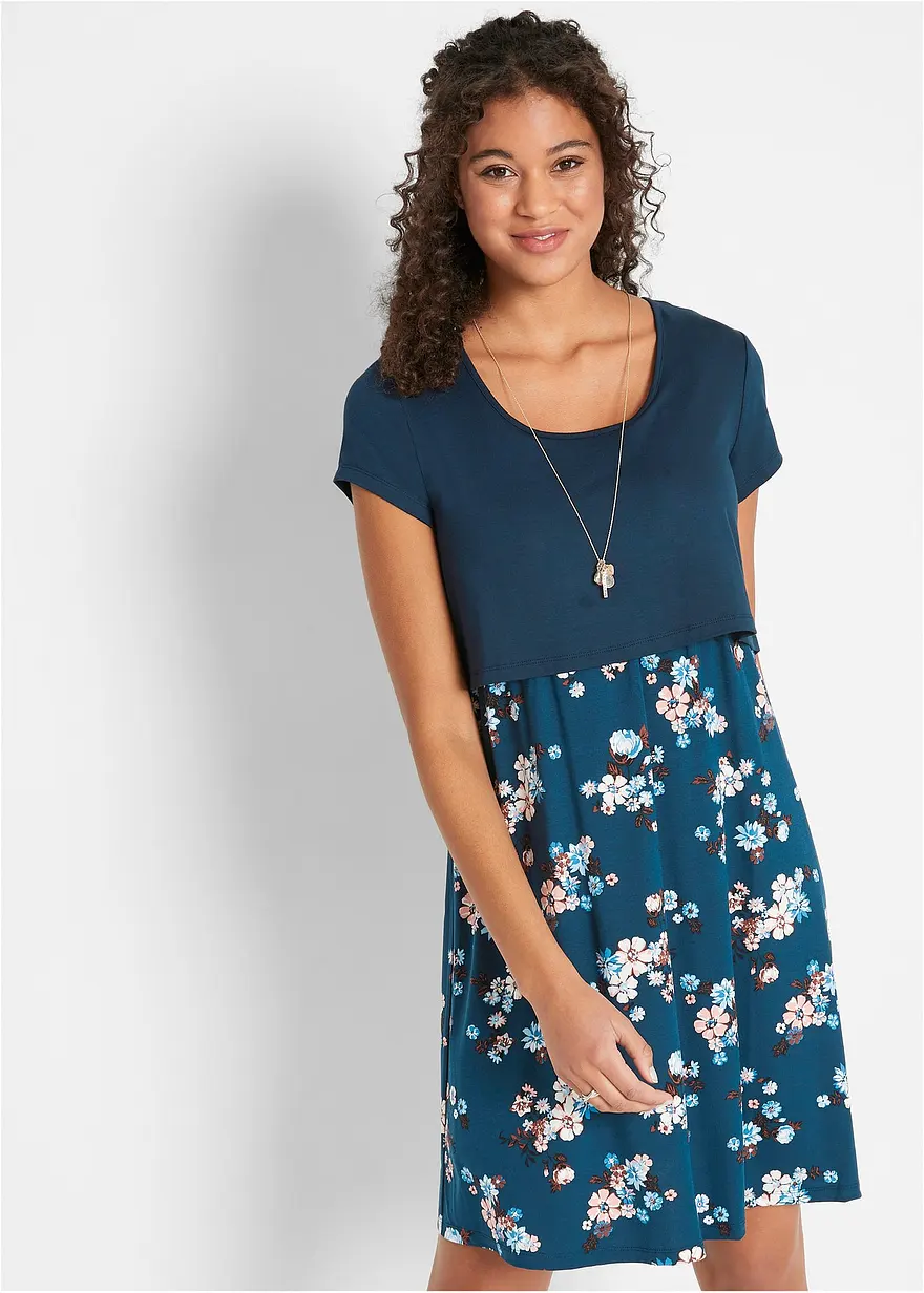 2-in-1 Umstands- und Stillkleid aus Jersey