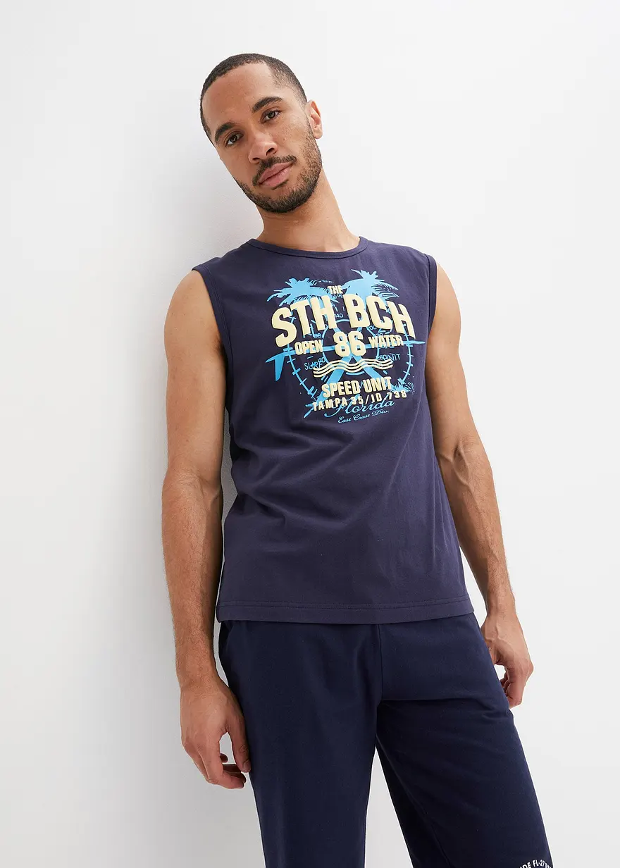 Muskel-Shirt aus reiner Bio-Baumwolle