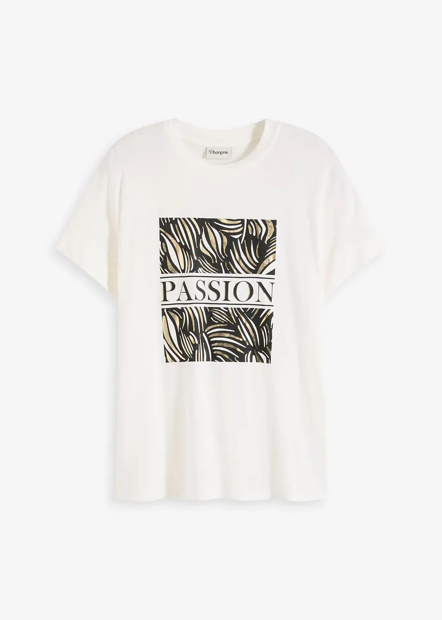 T-Shirt mit Placement-Print