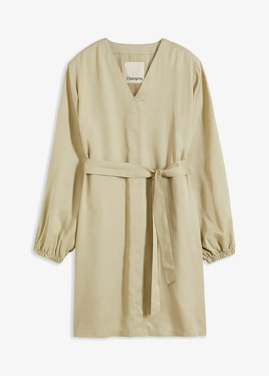 Kleid aus Lyocell mit Bindeband (2-tlg.-Set)