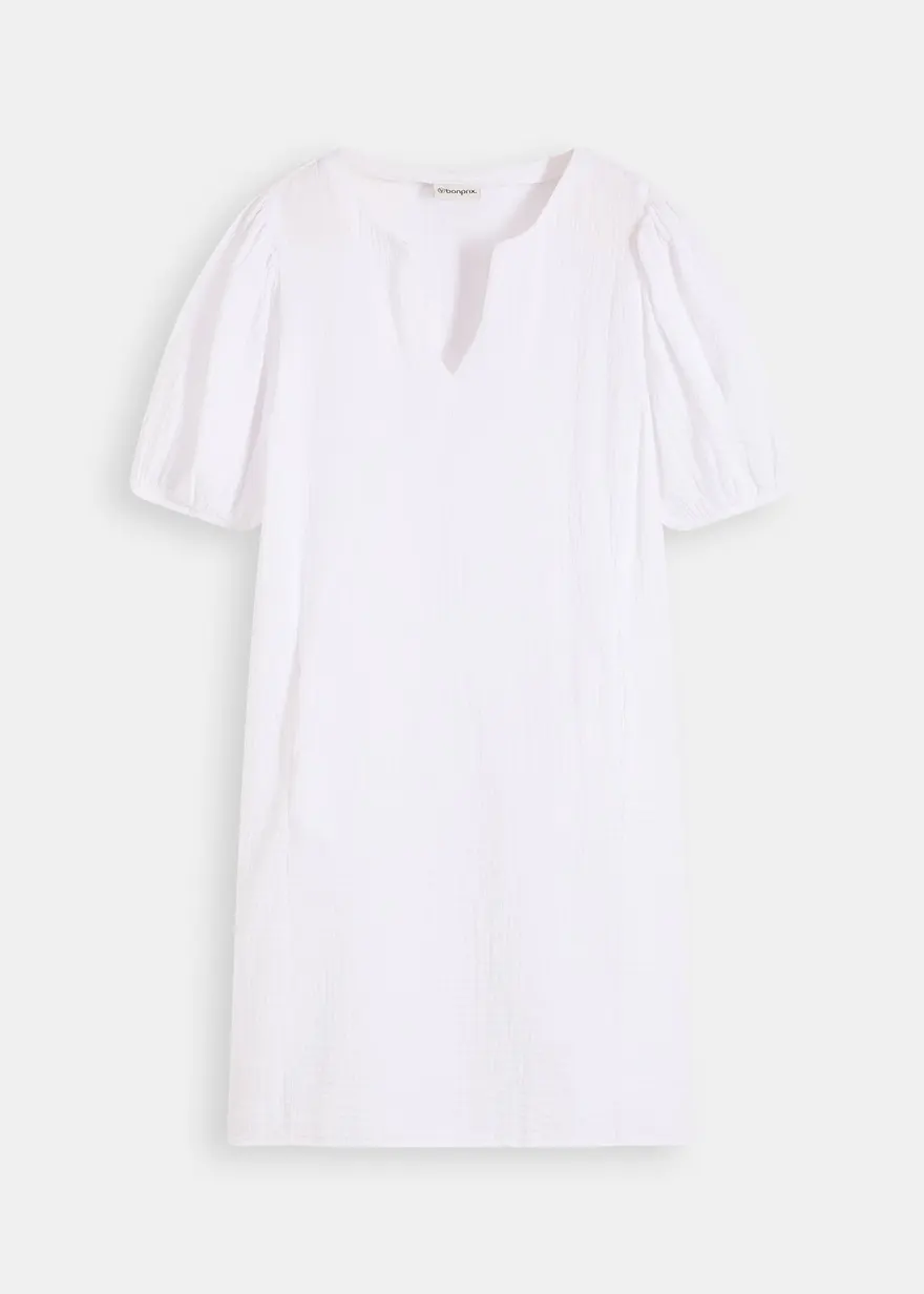 Kurzes Kleid aus Musselin