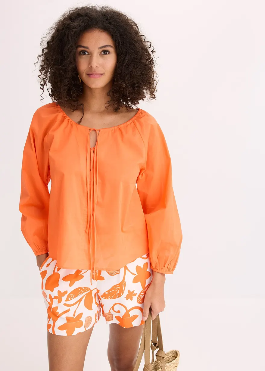 Bluse aus reiner Bio-Baumwolle