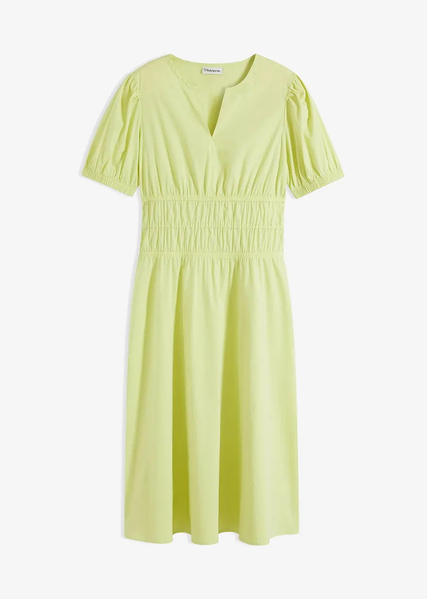 Midikleid mit elastischer Taille