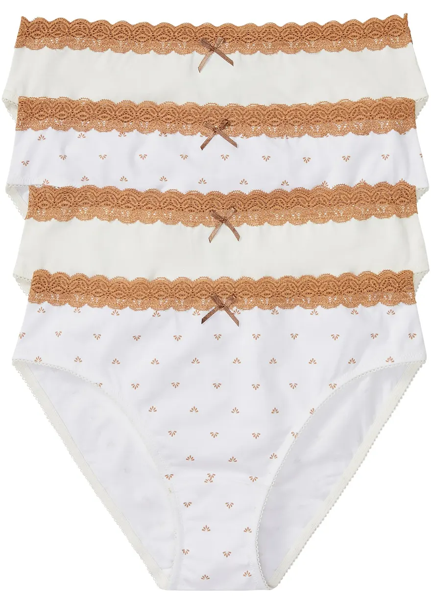 Maxislip mit Bio-Baumwolle (4er Pack)
