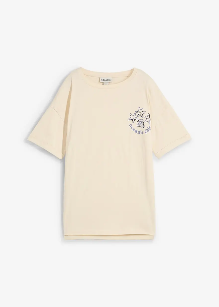 Boxy-Shirt aus reiner Baumwolle
