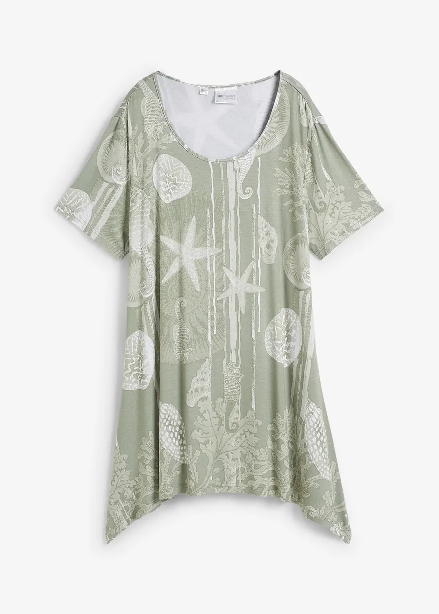 Longshirt aus softem Viskose-Mix