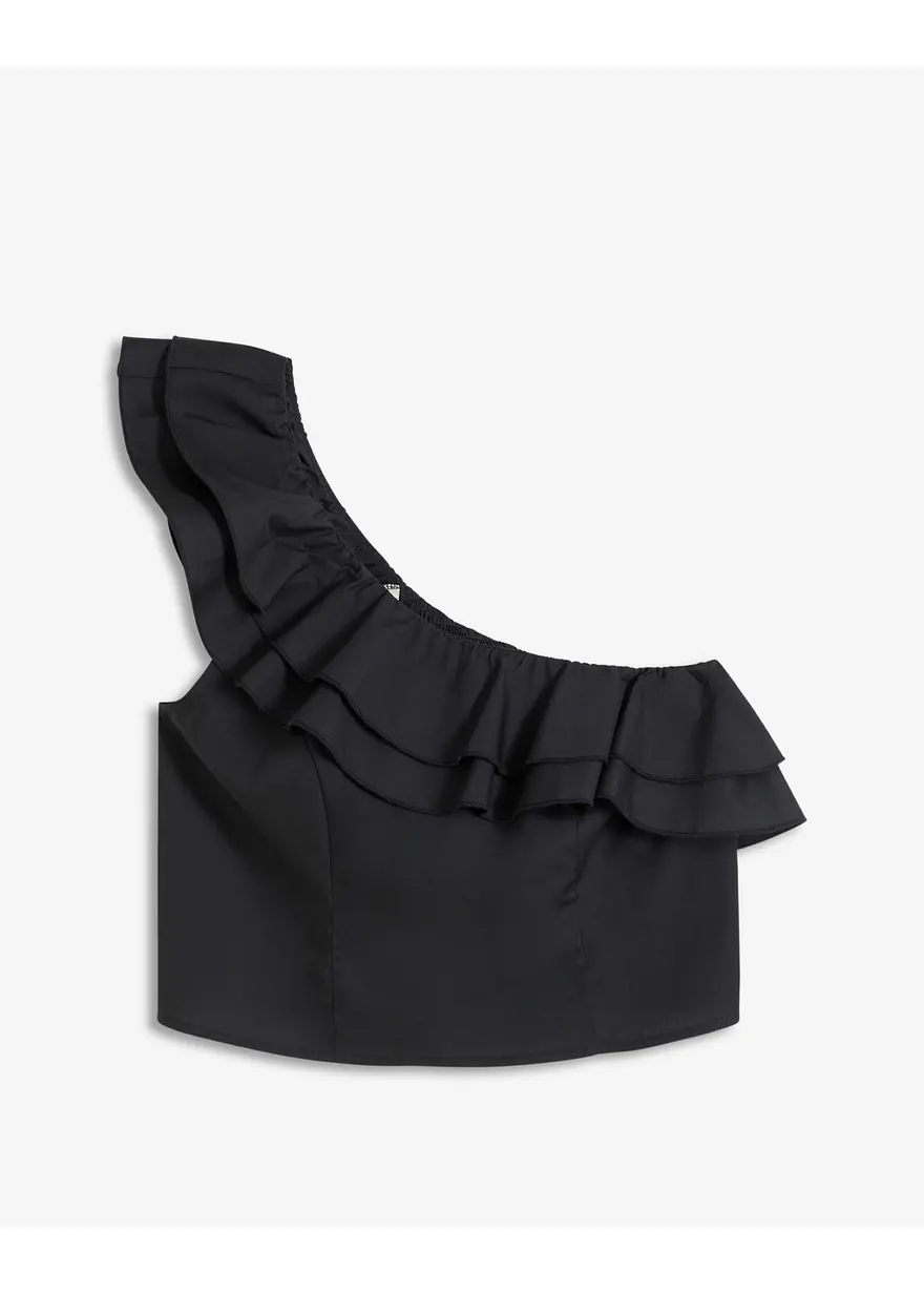 Bluse mit Ruffle