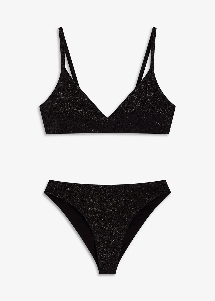 Bustier Bikini (2-tlg.Set) mit Glanzfäden