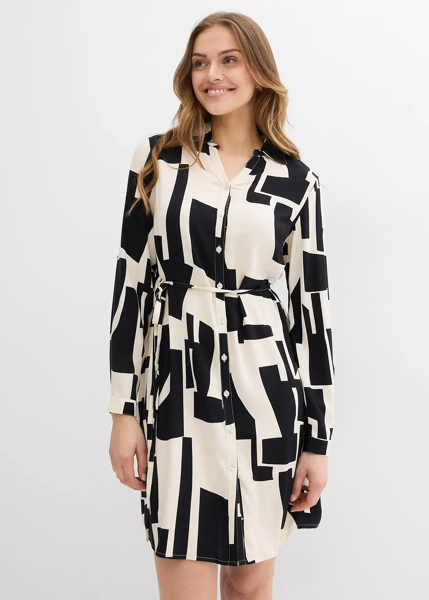 Umstands- und Stillblusenkleid aus Viskose