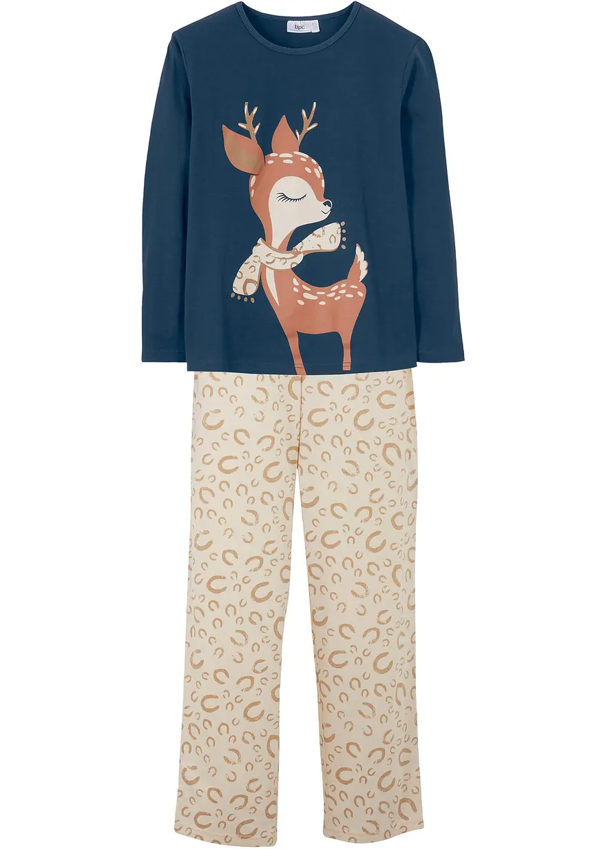 Pyjama aus reiner Bio-Baumwolle (2-tlg. Set)